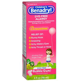 Children's Benadryl Dye-Free