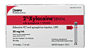 Xylocaine 2% EPI 1:100,000 Red