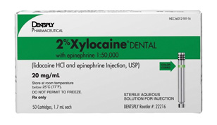 Xylocaine 2% EPI 1:50,000