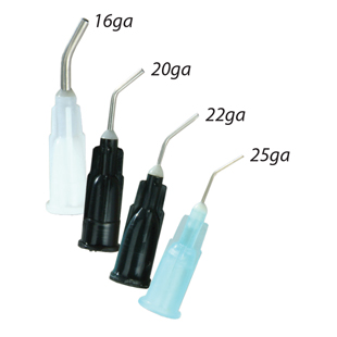 Pre-Bent Applicator Tips 22ga
