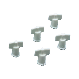 White Plastic Syringe Caps