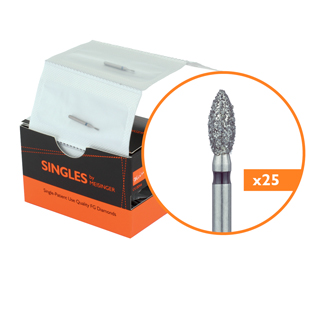 Diamond Bur Single Use Pointed