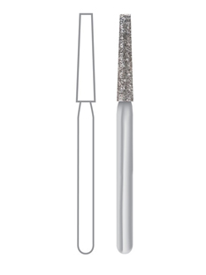 Midwest Diamond FG Taper Flat