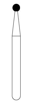 NTI Diamond Burs FG Round
