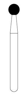 NTI Diamond Burs FG Round