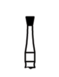 DHP Diamond Bur Inverted Cone