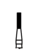 DHP Diamond Bur Flat End