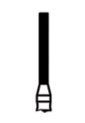 DHP Diamond Bur Flat End