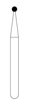 NTI Diamond Burs FG Round