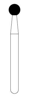 NTI Diamond Burs FG Round