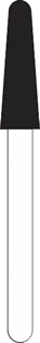 NTI Diamond  Burs FG Round End