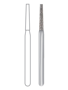 Midwest Diamond FG Taper Flat