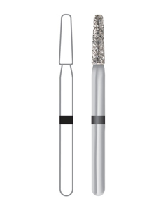 Midwest Diamond FG Taper Flat