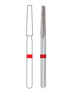 Midwest Diamond FG Taper Flat