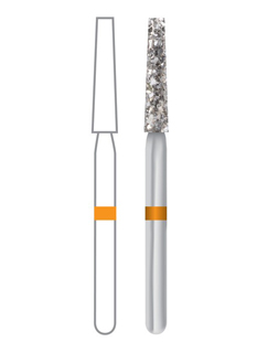 Midwest Diamond FG Taper Long