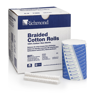 Braided Cotton Rolls 4"