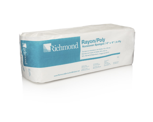 Rayon/Poly Nonwoven Sponges