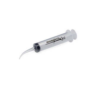 Monoject Syringe Curved Tip