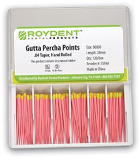 Gutta Percha Points .04 Taper