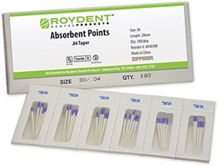 Absorbent Points Color-Coded