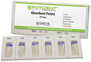 Absorbent Points Color-Coded