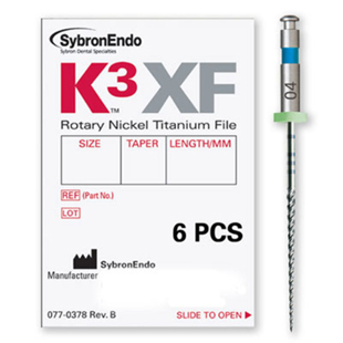 K3XF NiTi Files .04 Taper 21mm