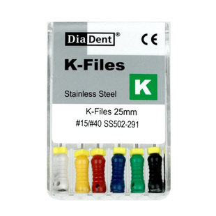 K-Files 25mm #15/40 Stainless