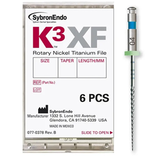 K3XF NiTi Files .08 Taper 30mm
