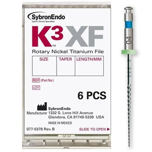 K3XF NiTi Files .08 Taper 21mm