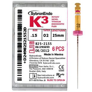 K3 Nickel-Titanium 25mm