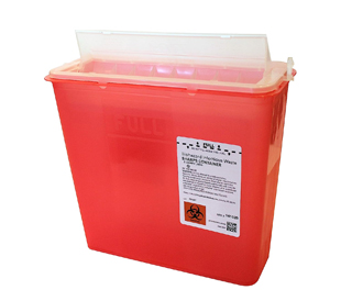 Wall Mounted Sharps Container