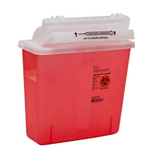 Sharps Container Red 8 Quart
