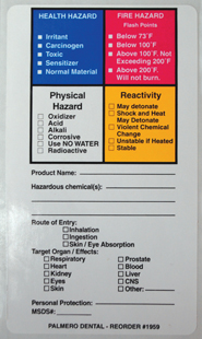 Hazardous Material Label