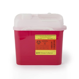 Sharps Collector 5.4 Quart Red