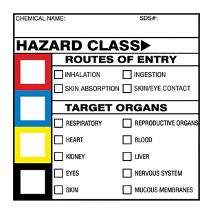 Hazmat Labels 2.0" x 2.0"