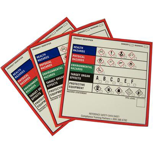 GHS Chemical Product Labels