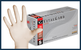 VitalGard Latex Gloves Lightly