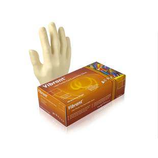 Aurelia Vibrant Latex Gloves