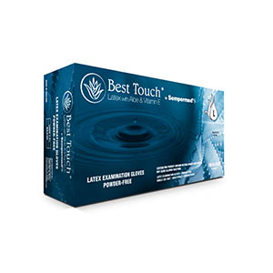 Best Touch Latex Gloves Aloe