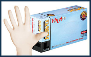 Vinyl PF Gloves Clear