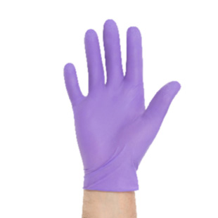 Halyard Purple Nitrile Gloves