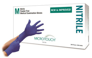 Micro-Touch Nitrile Gloves
