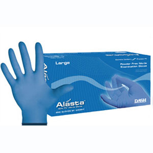 Alasta Nitrile Gloves Blue