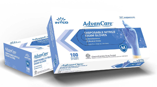 Advancare Nitrile Gloves Blue