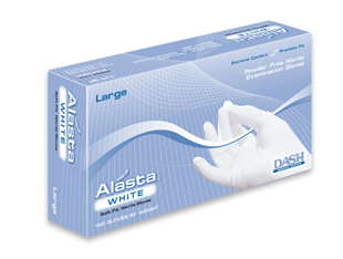 Alasta White Nitrile Gloves