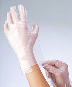 Embossed Poly Gloves