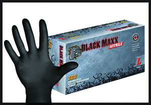 Black Maxx Nitrile Gloves