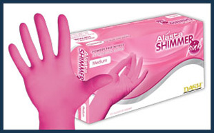 Alasta Shimmer Pink Nitrile