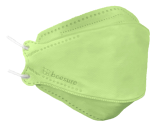 BeeSure Radiant Face Mask Lime