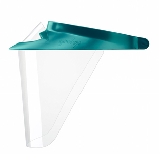 ABS Visor Shield Kit Teal